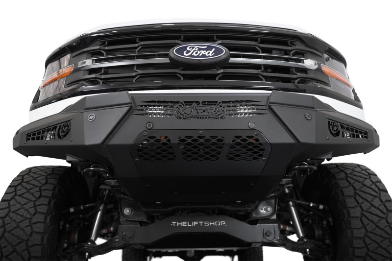 Ford F-150 Bumper - Front - Addictive Desert Designs - HoneyBadger - Hammer Black - 2024+